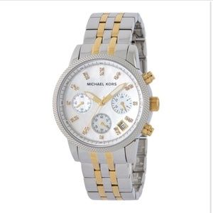 Two Tone Watch Stainless Steel Bracelet 